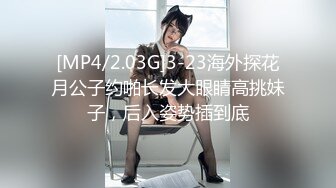 [MP4/2.03G]3-23海外探花月公子约啪长发大眼睛高挑妹子，后入姿势插到底