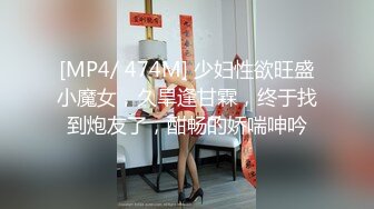 [MP4/ 474M] 少妇性欲旺盛小魔女，久旱逢甘霖，终于找到炮友了，酣畅的娇喘呻吟