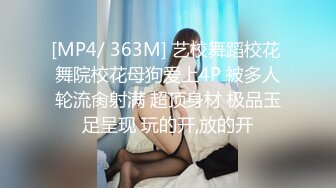 [MP4/ 363M] 艺校舞蹈校花 舞院校花母狗爱上4P 被多人轮流肏射满 超顶身材 极品玉足呈现 玩的开,放的开