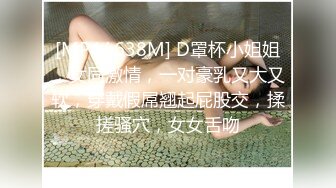 [MP4/ 638M] D罩杯小姐姐，女同激情，一对豪乳又大又软，穿戴假屌翘起屁股交，揉搓骚穴，女女舌吻